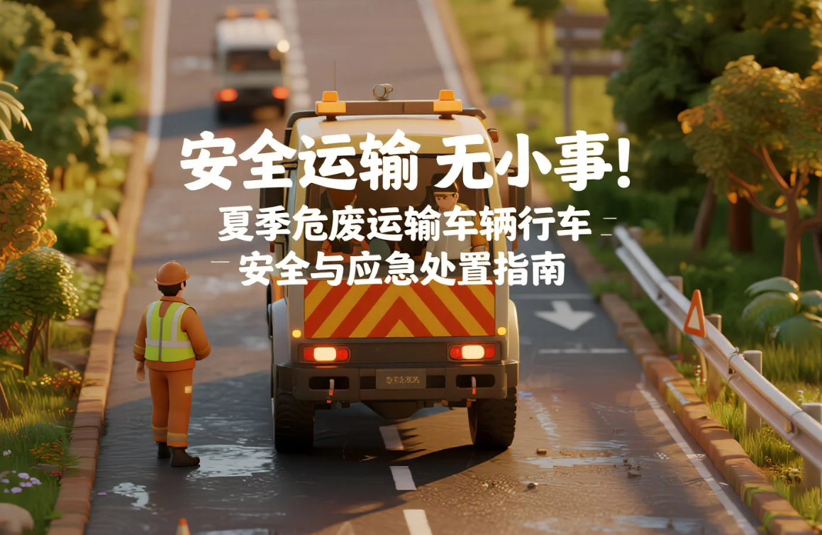 安全運輸無小事！夏季危廢運輸車輛行車安全與應(yīng)急處置指南